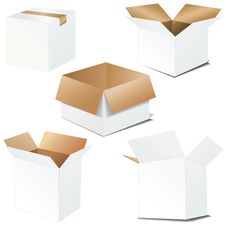 Cardboard Boxes Stock Images