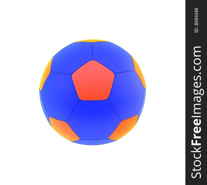 Colored Soccer Ball