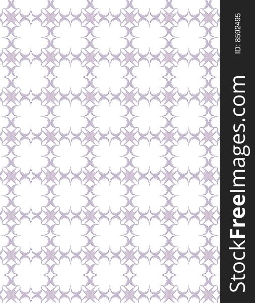 Purple and white flower pattern
