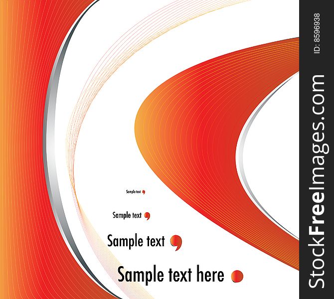 Vector abstract sample text background with punctuation marks