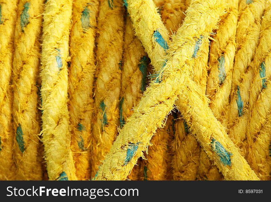 Lasso texture with yellow color. abstract image