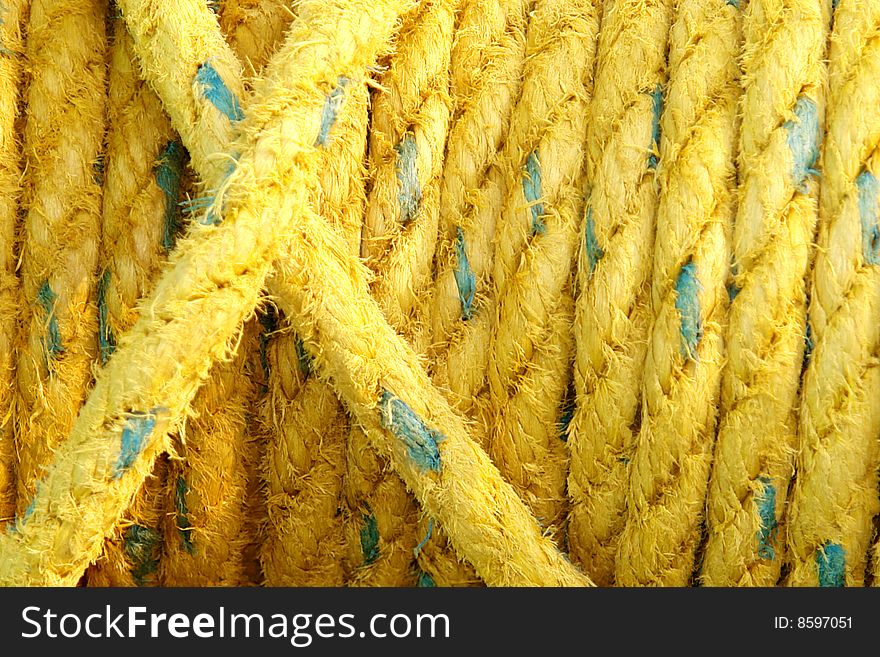 Lasso texture with yellow color.
