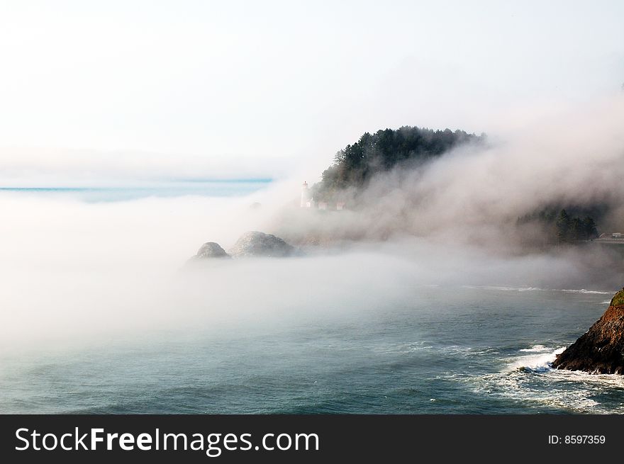 Foggy Day at Oregon Coast