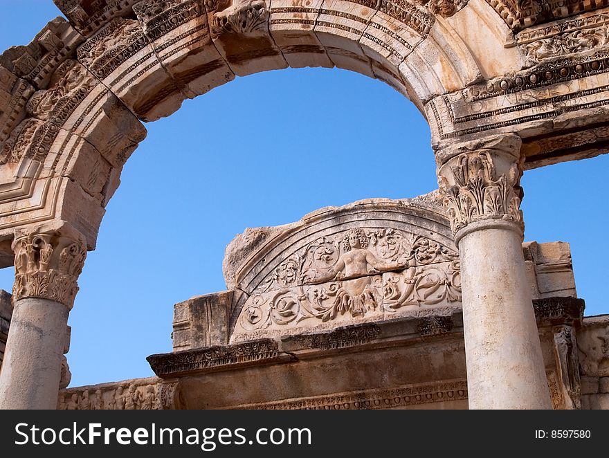 Temple Of Hadrian, Ephesus, Turkey