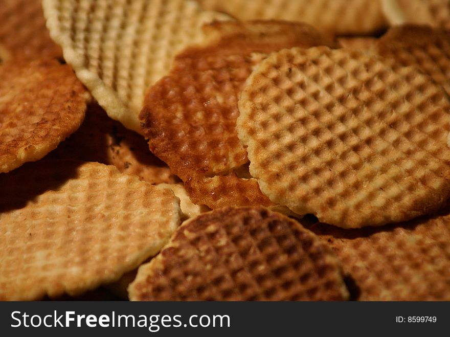 Homemade wafles : typically biscuit of north of France. Homemade wafles : typically biscuit of north of France.