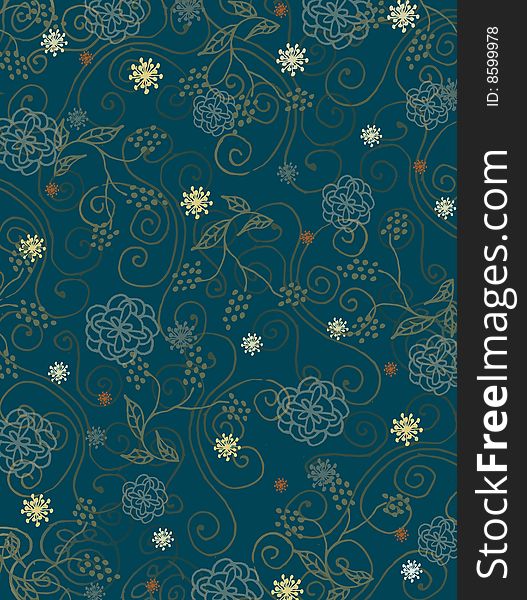 Garden background vector