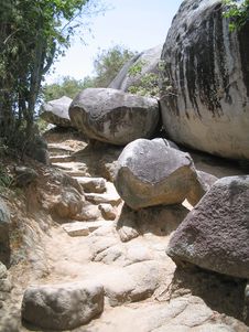 Rocky Trail Stock Photography