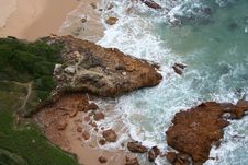 Rocky Beach Royalty Free Stock Photography Rocky Beach Royalty Free Stock Photography