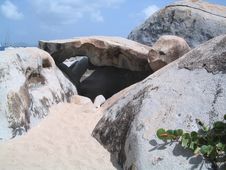 Boulders At Virgin Gorda Royalty Free Stock Image
