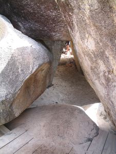 The Caves At Virgin Gorda: Maze Royalty Free Stock Photos