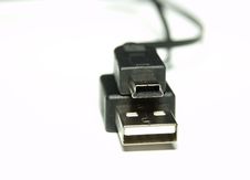 Black USB Royalty Free Stock Photography