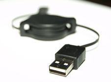 Black USB Royalty Free Stock Photo
