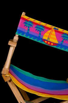 Fold Out Beach Chair - Cropped Angle Royalty Free Stock Image Fold Out Beach Chair - Cropped Angle Royalty Free Stock Image