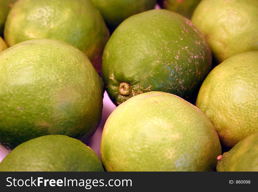 Lemons on a white backgrond