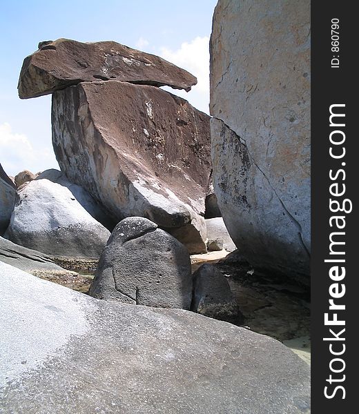 Boulders at Virgin Gorda