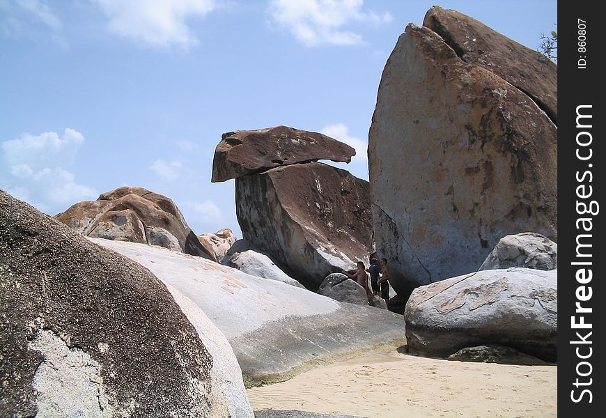 Boulders at Virgin Gorda