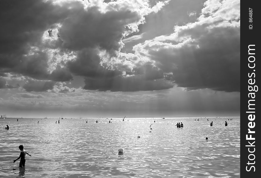 Stormy Sky Over The Med