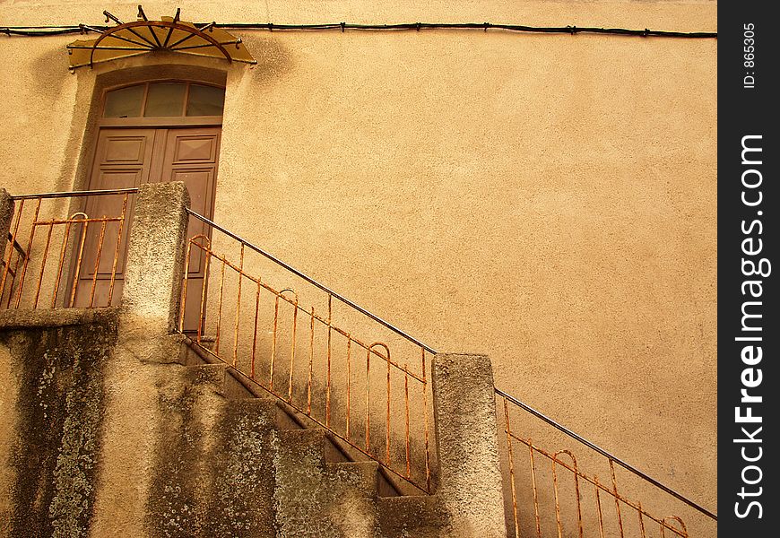 Stairway of an old house