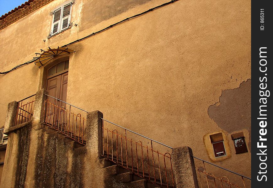 Stairway of an old house