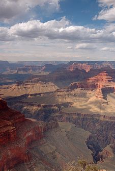 Grand Canyon Valley View Royalty Free Stock Image