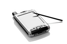 PDA With Stylus Isolated Stock Images