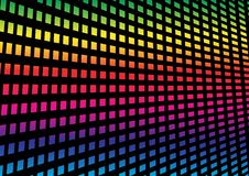 Rainbow Colored Squares Stock Photography