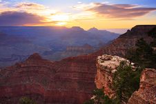 Grand Canyon Sunrise Royalty Free Stock Images Grand Canyon Sunrise Royalty Free Stock Images