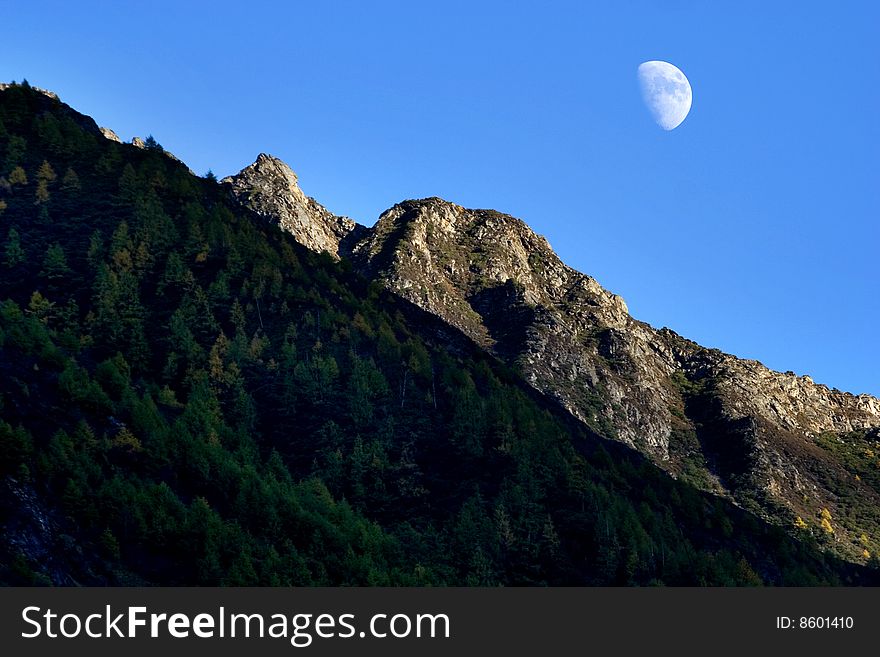 Day view of highland at Sichuan Province of China