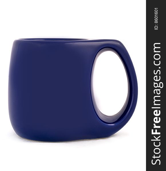 Blue cup for tea or coffee