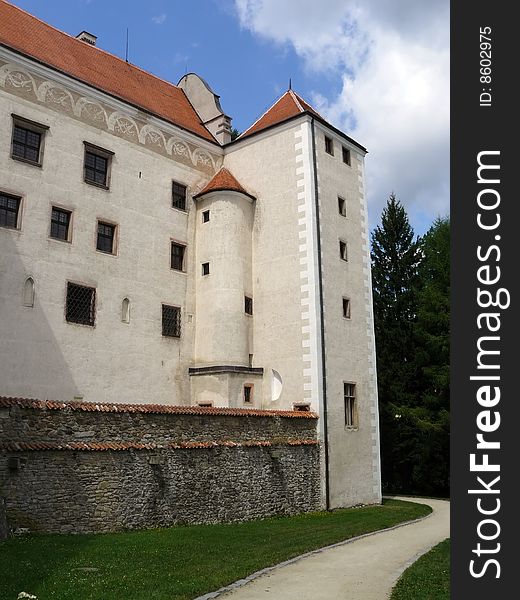 Telc castle - Renaissance work in Czech landscape