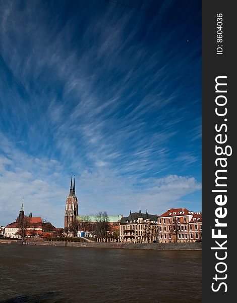 Ostrow Tumski, Wroclaw, Poland, old architecture, landmark