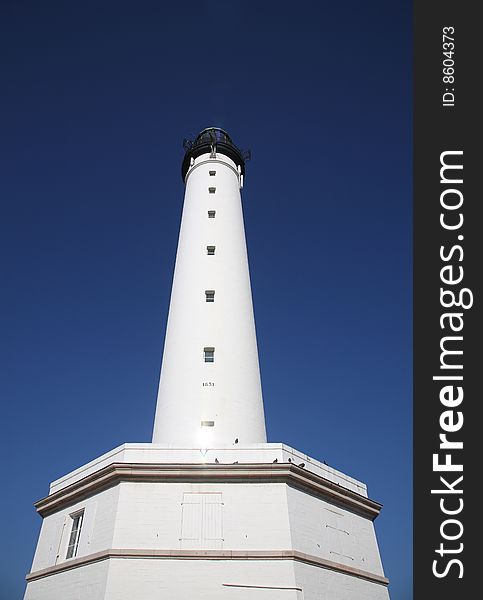 France biarritz lighthouse against blue sky