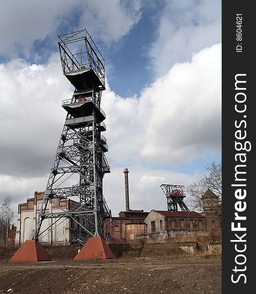 Old mine katowice silesia poland. Old mine katowice silesia poland