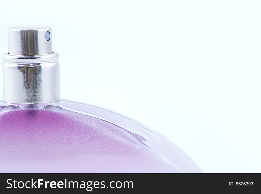 Women perfume isolated on white