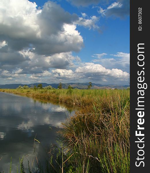 Lake in Italy - Lago di Varano