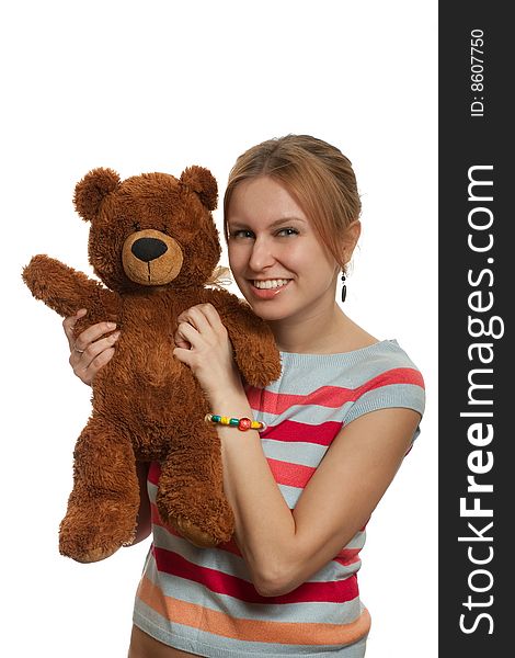 Girl With Teddy Bear