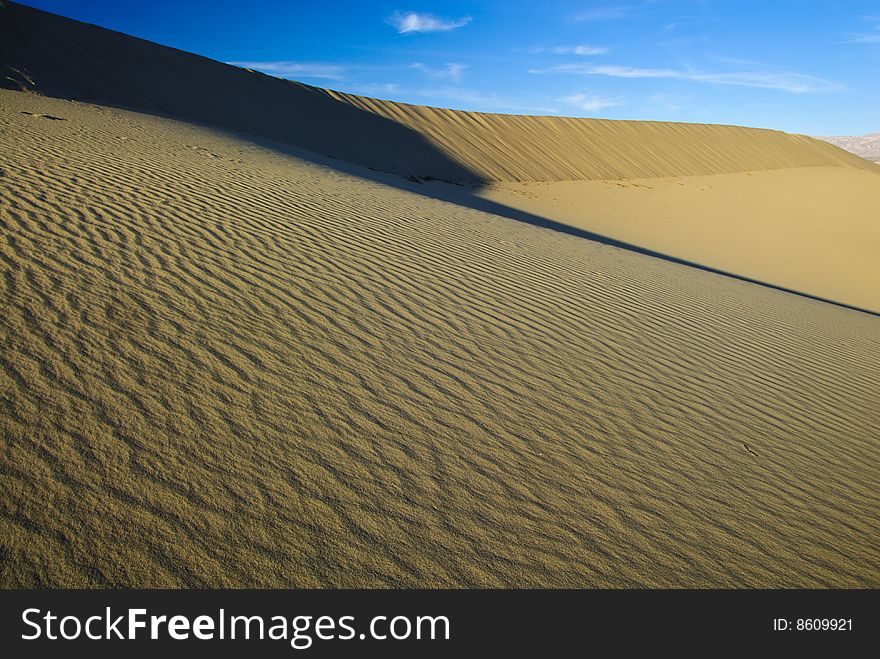 Sand Dunes in Death Valley National Park , California