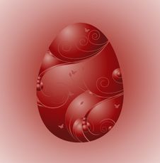 Red Egg Royalty Free Stock Photo