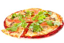Sliced Tasty Pizza. Stock Images Sliced Tasty Pizza. Stock Images