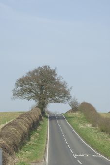 Road Over Hill To Where Stock Image