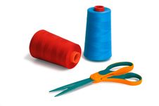 Spools And Scissors Stock Image Spools And Scissors Stock Image