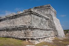 Castillo (The Castle) Temple At Tulum Stock Photo Castillo (The Castle) Temple At Tulum Stock Photo