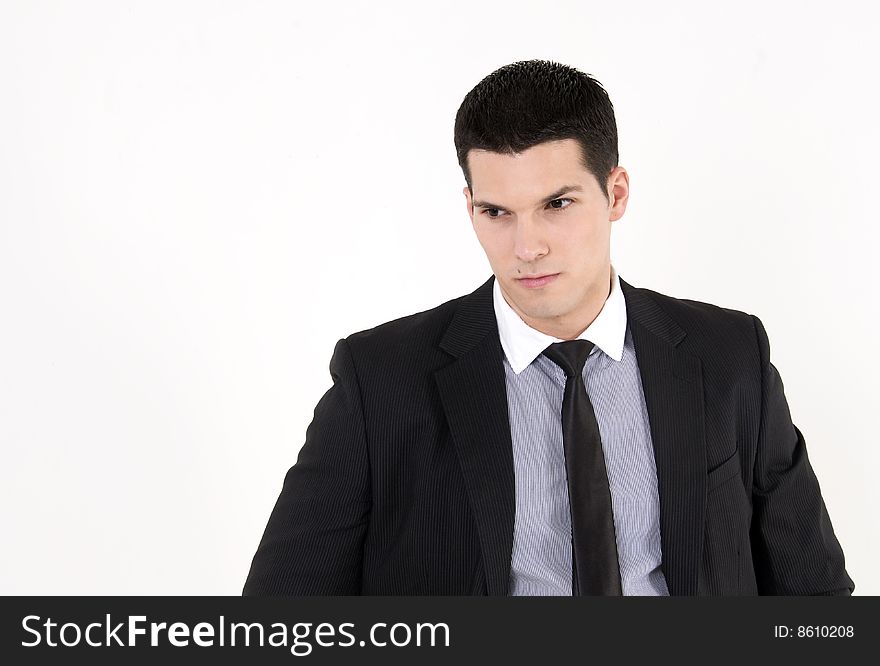 Businessman isolated on white background