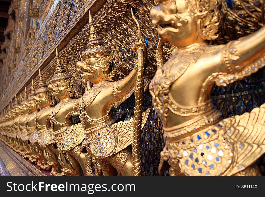 Wat Phra Kaew in Royal Palace, Bangkok