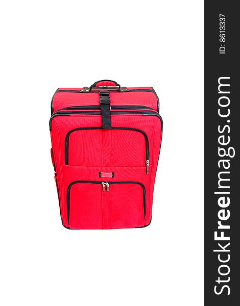 Red suitcase