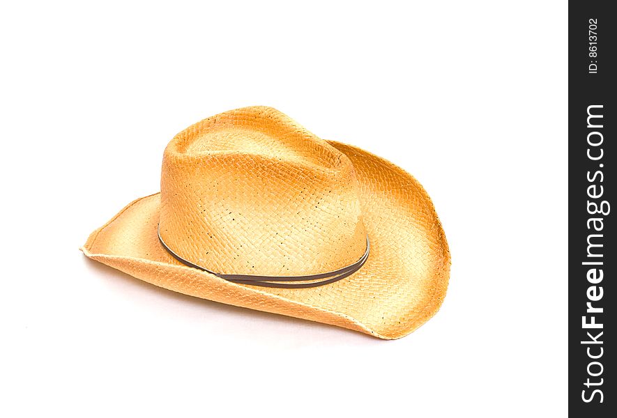 The hat isolated on white background