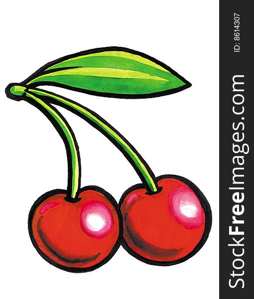 Red cherry fruit