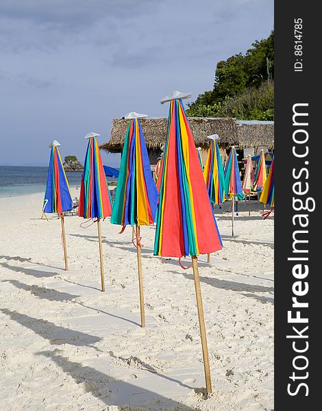 Umbrellas on the beach