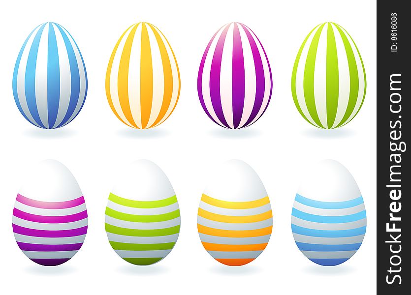 Easter Eggs Collection For Your Design