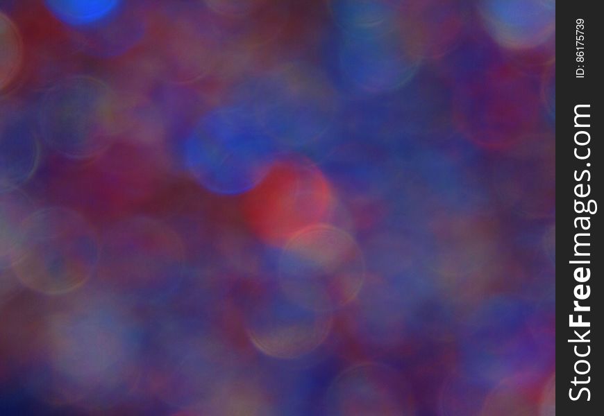 Red White And Blue Bokeh